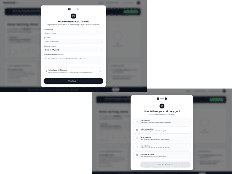 Self-Intro + Path Recommendation